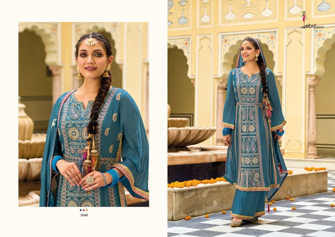 Diva By Eba Premium Silk Embroidery Wedding Wear Readymade Suits Wholesale Suppliers In Mumbai